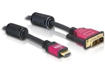 DELOCK – High Speed HDMI Cable – HDMI A male > DVI male 2 m (84342)