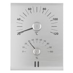 Rento Bastutermometer och Hygrometer i Aluminium