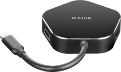 D-LINK – 4-in-1 USB-C Hub with HDMI and Power Delivery (DUB-M420)