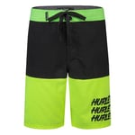 Hurley Hrlb 3peat Boardshort Short Board, Noir/Bleu Graphite, 170 Fille