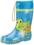 Playshoes Bottes En Caoutchouc Chaussure de sport nautique Mixte Enfant, Crocodile, 30/31 EU