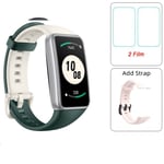 Honor-Bracelet Connect¿¿ Band 7",Avec ¿¿Cran Amoled 1.47,¿¿Tanche,Capteur D'activit¿¿ Physique Avec Suivi De La Fr¿¿Quence Cardiaque Et Du Taux D'oxyg¿¿Ne Dans Le Sang,"Batterie Avec 2 - Type Green Add Pink