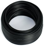 SeKi Câble de haut-parleur 2 x 0,50 mm2 – 50 m – Noir – CCA – Câble audio – Câble de boîte