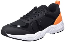 Calvin Klein Jeans Baskets De Running Homme Retro Tennis Mesh Chaussures De Sport, Noir (Black), 40