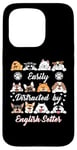 iPhone 15 Pro Easily Distracted by English Setter Irish Setters Funny Case