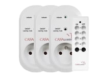 Pack de 3 prises wifi avec télécommande pour Smart wifi - Casa Control