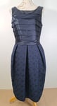 DAMSEL IN A DRESS SKYLA Navy Fit and Flare Lantern Floral Sleeveless BNWT UK 12