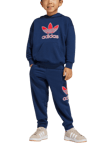 Adidas Originals Big Logo Hoodie Set Barn Blå