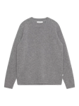 WOOD WOOD Beckett Lambswool Jumper, Grey Melange