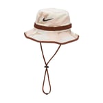 Nike Bucket Hat Dri-fit Apex Camo - Vit/brun/svart, storlek One Size Small