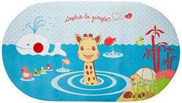 SOPHIE LA GIRAFE - Tapis d'eau avec Indicateur de Température Sophie la girafe - Tapis de bain bébé - Jouet Eveil bébé - Anti-dérapant 70 x 39 x 1 cm