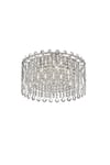 Alita 5 Light Flush Ceiling Light Chrome Crystal