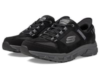 Skechers Men's Oak Canyon CONSISTENT Winner Hiking Shoe, Black, 7 UK