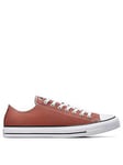 Converse Mens Canvas Ox Trainers - Light Brown, Light Brown, Size 9, Men