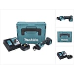 Dco 181 RM1J Affleureuse plaque de plâtre sans fil 18 v 32000 U/min Brushless + 1x Batterie 4,0 Ah + Ladegert + Makpac - Makita