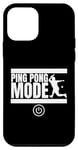 Coque pour iPhone 12 mini Mode ping-pong sur joueur de ping-pong amusant
