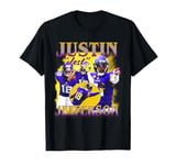 Retro Justin Tee Jefferson Design 90s Graphic T-Shirt