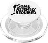 Some Assembly Required Funny Leg Amputee Humor PopSockets PopGrip for MagSafe