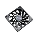 Ventilateurs pour boîtier de PC AKASA 12CM AK-FN07 - Noir - 120 mm - 30.32 dBA - PWM - Connecteur 4 broches