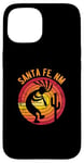 Coque pour iPhone 15 Santa Fe New Mexico USA Dancing Kokopelli Design vieilli