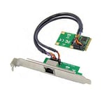 Mini PCIe to Single Port RJ45 Gigabit Ethernet NIC Network Card Intel 10/100/1000Mbps JL82574L Chipset Mini PCI-E