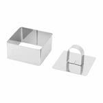 Bakery Kitchen Metal Square Shaped Bread Cookie Cake Cutter Mould Mold