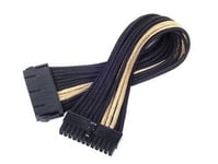 Silverstone Cable tressé ATX 24-Pin 300mm - GOLD/Black #