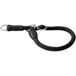 Hunter Freestyle Collier de dressage avec bague d'arrêt, Noir (schwarz) 55/10