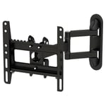 AVF EL204B-A Multi-Position Full Motion Long Extension TV Mount for 25-Inch to 40-Inch TV or Monitor, Black