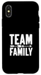 Coque pour iPhone X/XS Team Family Forever Together Family Unity