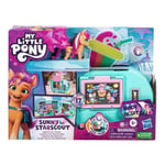 My Little Pony Sunny Starscout Smoothie Truck Playset Light Up Sign 17 Pieces