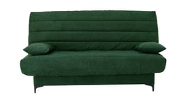 Banquette-lit clic clac DIXIE coloris vert forêt