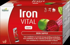 Hubner Iron Vital Liquid Sachets 20x10ml