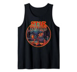 Star Wars 70's Style Circle Portrait Logo Tank Top