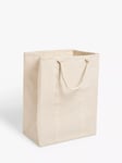 John Lewis ANYDAY Canvas Laundry Bag, Natural