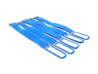 GAFER.PL Lot de 5 colliers de serrage Tie Straps 25 x 550 mm Bleu