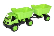 Lastbil med släp 55,5 cm - Grön/svart