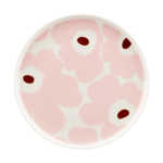 Marimekko Unikko tallerken o 20 cm White-light pink-chestnut