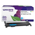 Toner WECARE HP W2071A 117A 1K cyan