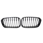 DYBANP Car Front Grille,For BMW 1-Series 4 door sedan/Sport F20 2015-2018,Car Gloss Black Front Bumper Grill Replacement