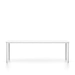 Vitra - Plate Table 113x41, Laminat - Vit, Ben - Vit - Sofabord - Jasper Morrison - MDF/Metall/Tre