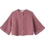 Lil’ Atelier Dora 3/4 short loose knit cardigan – nostalgia rose - 104