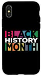 Coque pour iPhone X/XS Mois de l'histoire des noirs