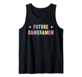 Little FUTURE CAMERAMAN Graduation Video Operator Film Shoot Tank Top