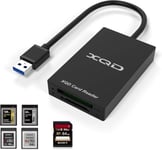 Lecteur De Carte Xqd Usb3.0 , Supporte Les Séries Sony G/M, Carte Usb Xqd, Carte Usb Xqd Lexar 2933X/1400X, Cartes Sd. Compatibles Avec Les Systèmes Windows/Mac Os