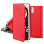 FOLIO MAGNETIQUE JAYM POUR APPLE IPHONE 12 MINI ROUGE