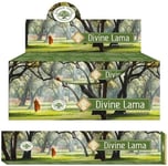 Green Tree Divine Llama Incense sticks 12 x 15 gram boxes