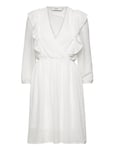 Onllondon 3/4 Ruffle Dress Wvn White ONLY