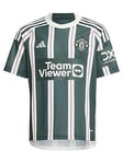 adidas Manchester United Junior 23/24 Away Stadium Replica Shirt - Green, Green, Size 15-16 Years