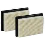 2 Air Filter for Bosch GAS 10.8 V-Li 12 V 12V Professional Wet/Dry Hoover